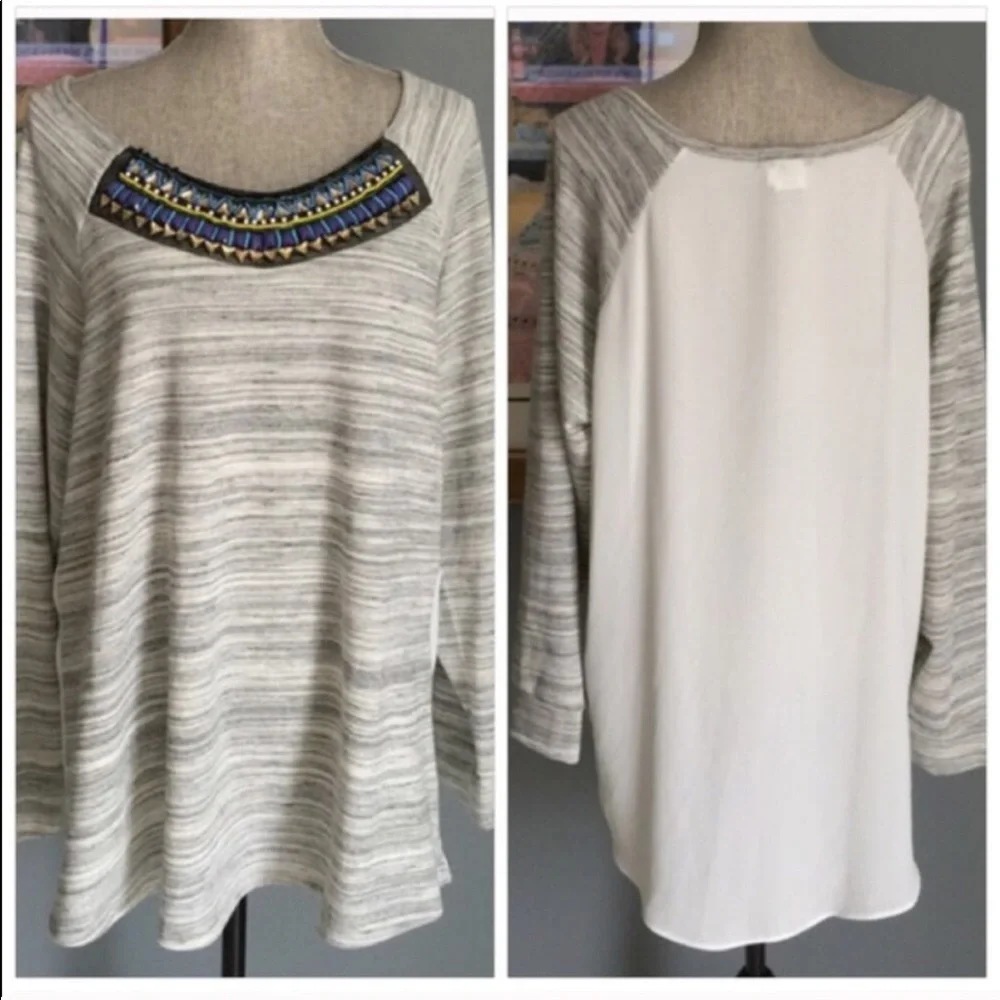 ING Collection Beaded Top - Picture 1 of 3